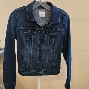 Old Navy Dark Blue Women's Jean Jacket